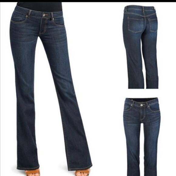 Cabi Zoe Deep Indigo Blue Bootcut Jeans Size 4 - Picture 1 of 7